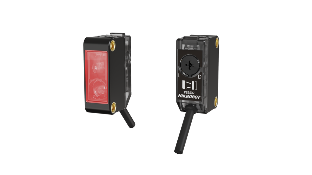 Hikrobot Diffuse-reflective sensor(10-350mm,Red LED,settable distance,NPN) MV-PE5502