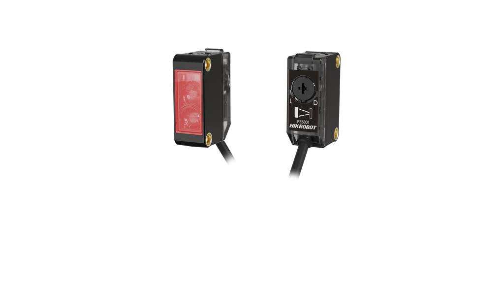 Hikrobot Diffuse-reflective sensor(5-50mm,Red LED,definite reflective,NPN) MV-PE5801