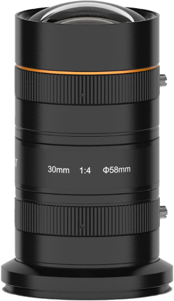 Hikrobot 30mm，F4.0，Image Size φ58mm，Recommended Magnification 0.031-0.145x，M72 Mount MVL-LF3040M-005-M72