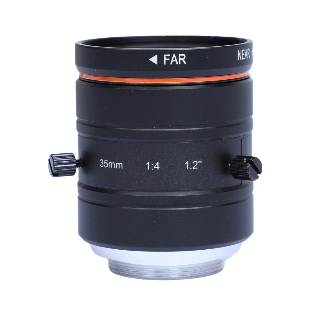 Hikrobot 35mm, Fixed Iris F4, 1.2", 25MP Lens, C-Mount MVL-KF3540-25MP
