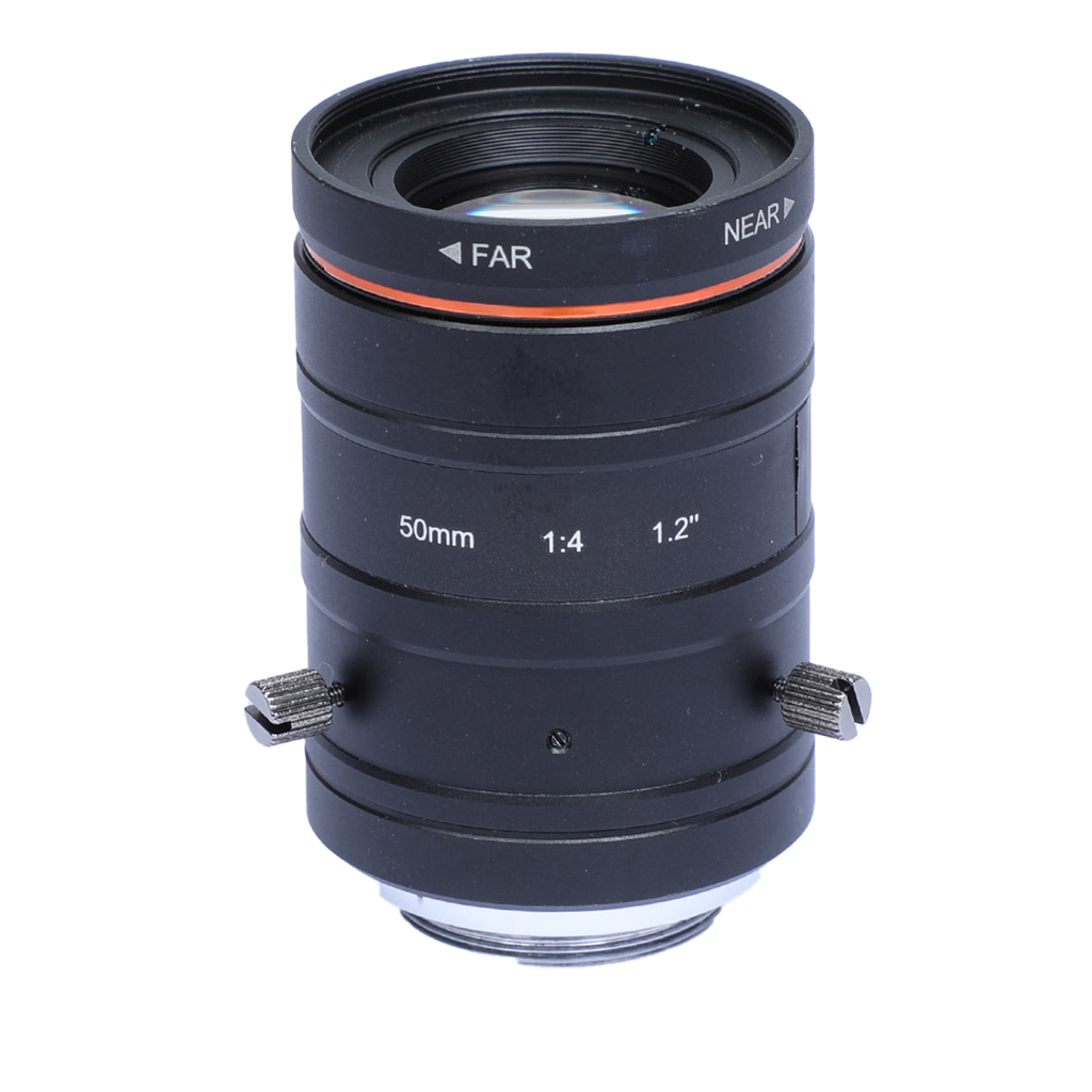 Hikrobot 50mm, Fixed Iris F4, 1.2", 25MP Lens, C-Mount MVL-KF5040-25MP