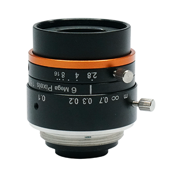 [MVL-HF1628M-6MPE] Hikrobot 16mm, F2.8, 1/1.8", 6MP Lens, C-Mount MVL-HF1628M-6MPE
