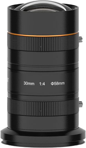 [MVL-LF3040M-005-M72] Hikrobot 30mm，F4.0，Image Size φ58mm，Recommended Magnification 0.031-0.145x，M72 Mount MVL-LF3040M-005-M72