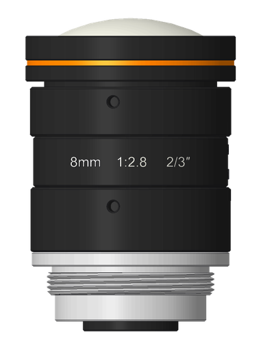 [MVL-MF0828M-10MPE] Hikrobot 8mm, F2.8, 2/3", 10MP Lens, C-Mount MVL-MF0828M-10MPE